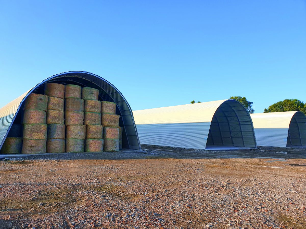 Agricultural hoop shelters • Hangar